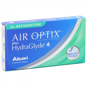 Air Optix plus HydraGlyde for Astigmatism торичні лінзи (3 шт.) 